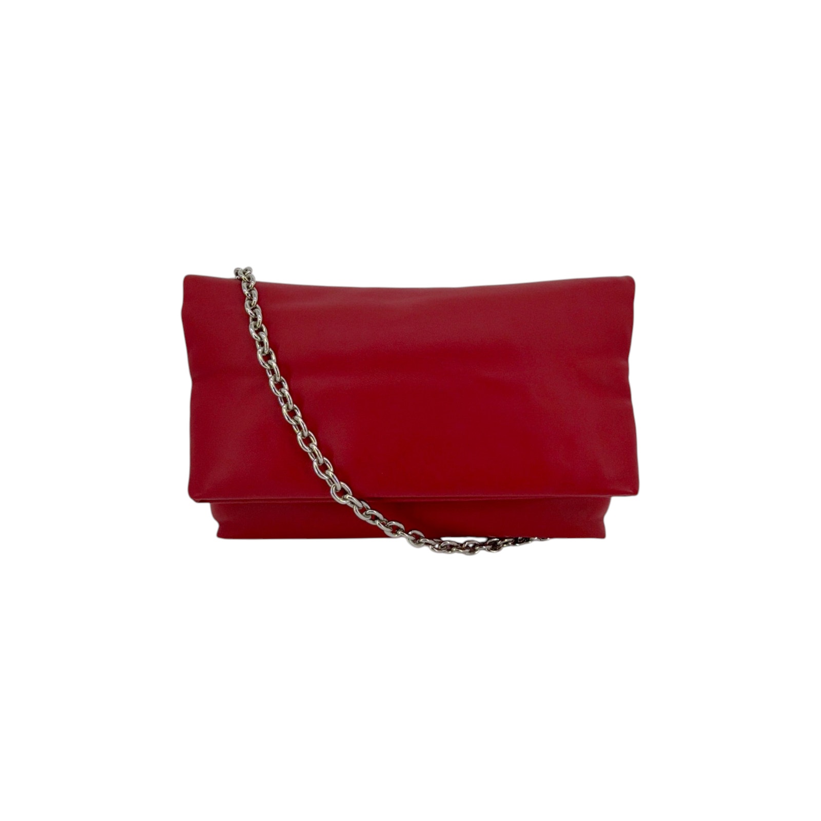 Studio Amelia Cloud Clutch In Chili — image 4 of 8